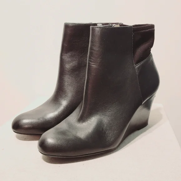 Michael Kors Wedge Ankle Booties w/ Zipper - Picture 10 of 16